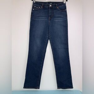 Nine West Blue Straight Leg Jeans Classic Style